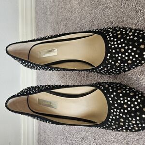 INC Elegant Black Studded Women's Shoes